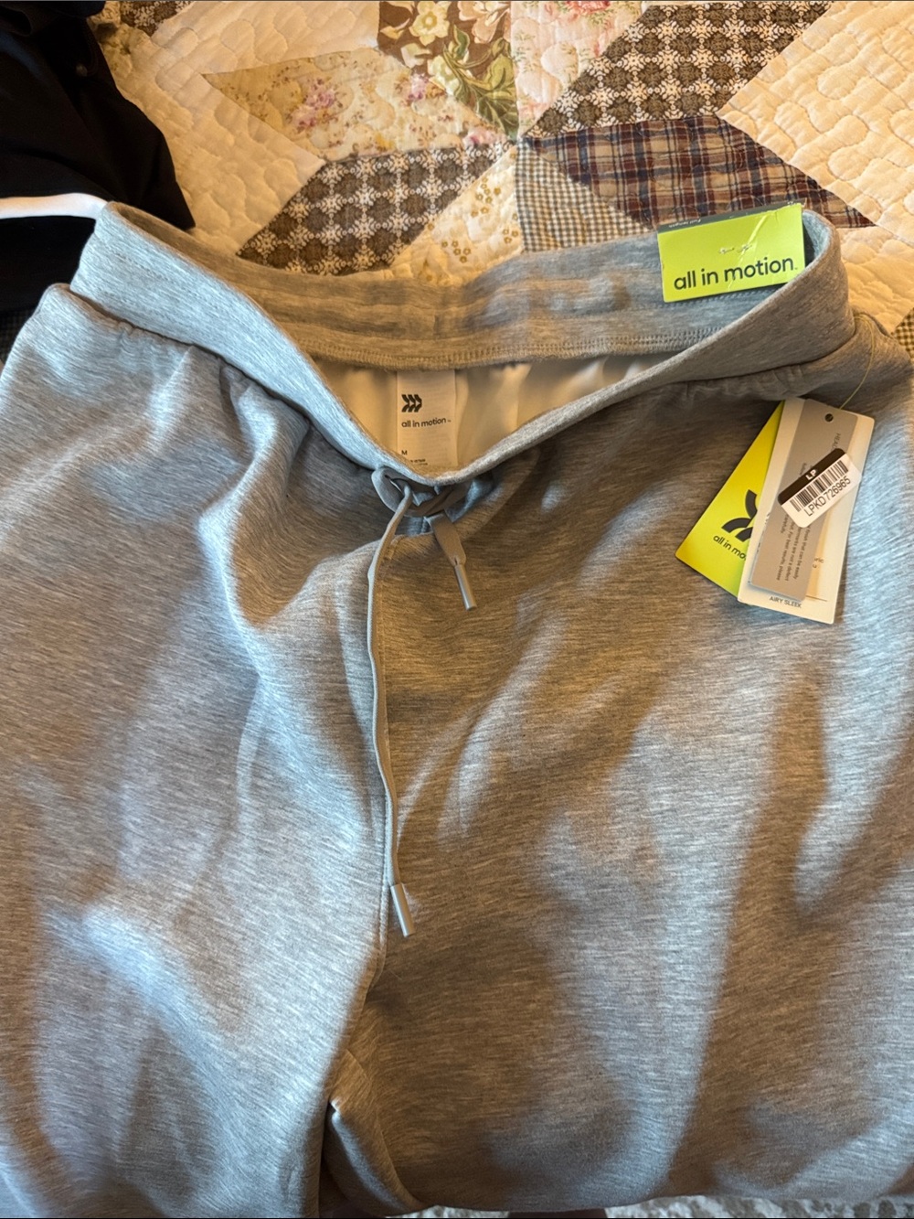 all in motion Light Gray Drawstring Joggers